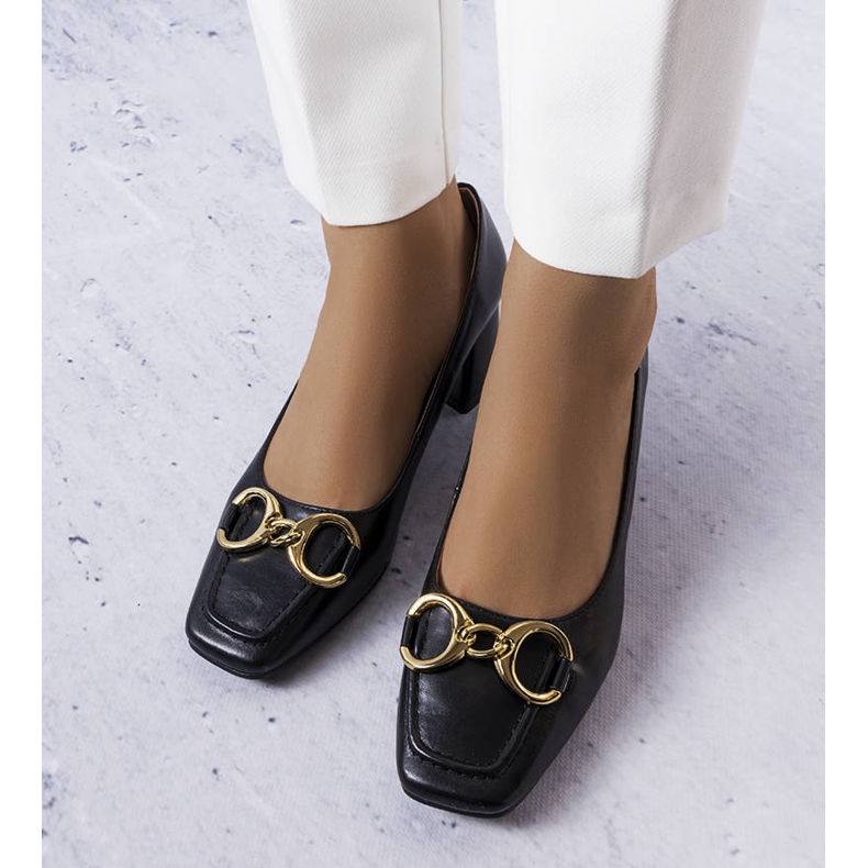 Crne cipele s četvrtastim vrhom iz Neufvillea crno 2