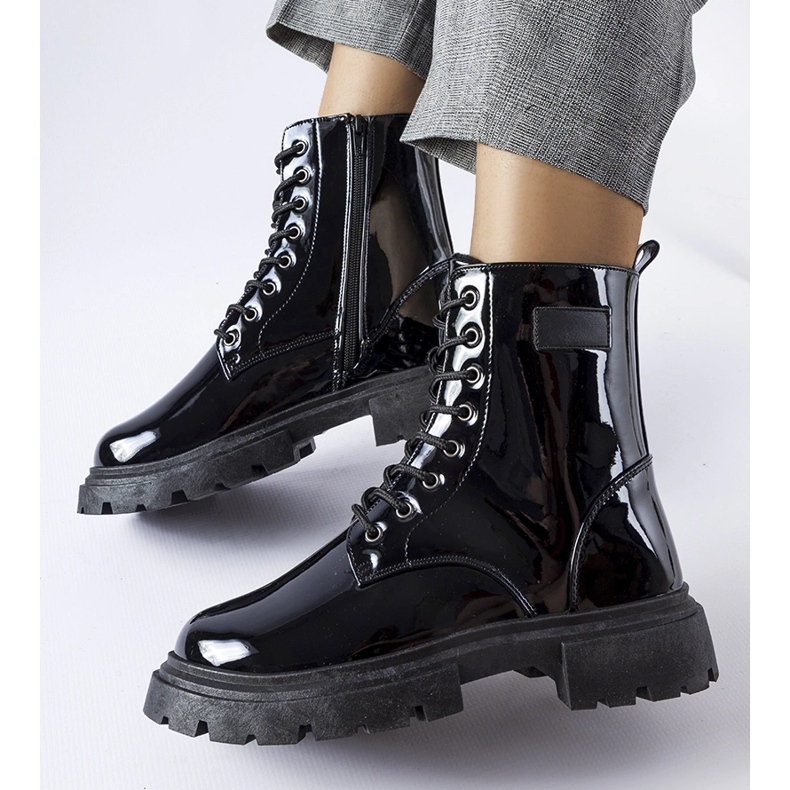 Inna Crne, izolirane, lakirane Mestervi čizme crna 1