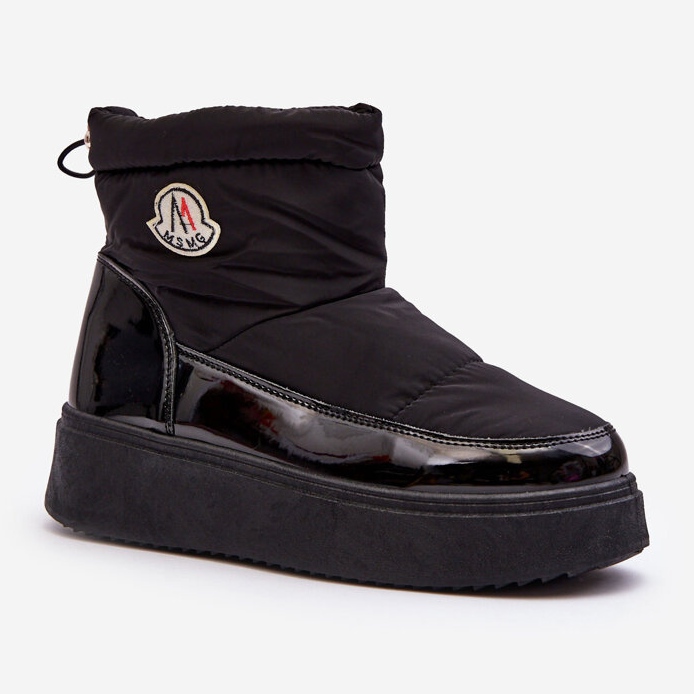 Ženske čizme za snijeg s platformom crne Gattea crna 1