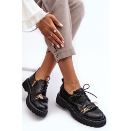 S.Barski Ženske kožne cipele D&amp;A MR870-80 crne crno 1