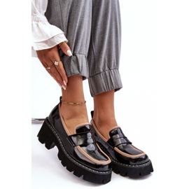 S.Barski Kožne ženske mokasine D&amp;A MR870-32 crne crna 1