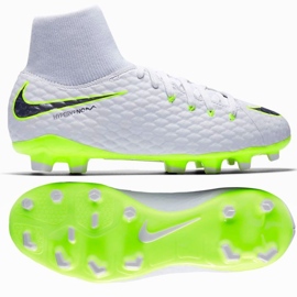 Nike nogometne cipele Hypervenom Phantom 3 Academy Df Fg Jr AH7287-107 bijela bijela 1