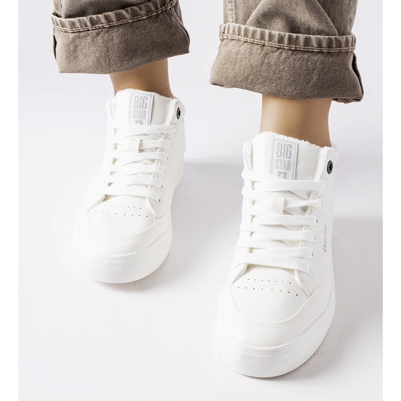 Bijele izolirane tenisice Big Star EE274352 bijela 1
