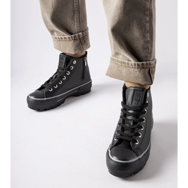 Crne izolirane tenisice Big Star MM274039 crno 1