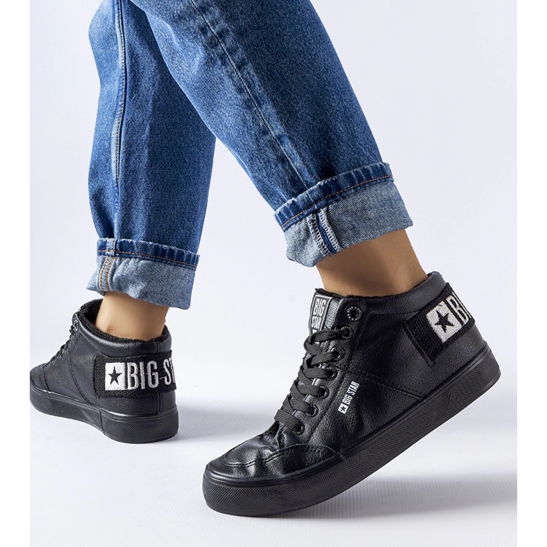 Crne izolirane tenisice Big Star EE274351 crno 1