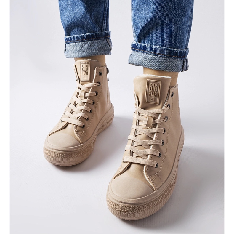 Bež izolirane tenisice Big Star MM274022 2