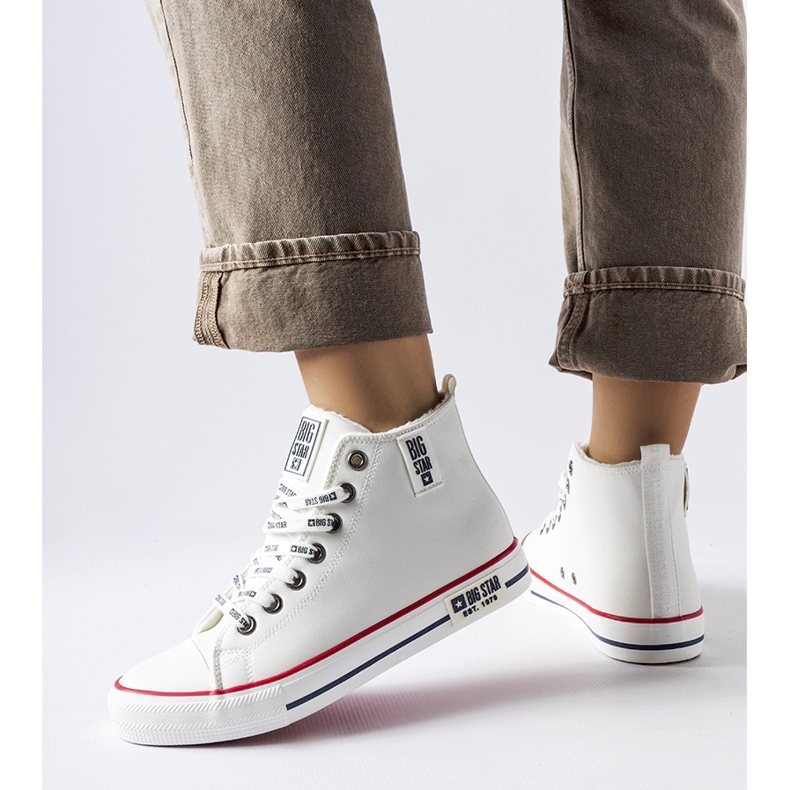 Bijele izolirane tenisice Big Star KK274597 bijela 1