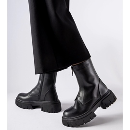 Crne izolirane čizme Big Star MM2745598 crno 1