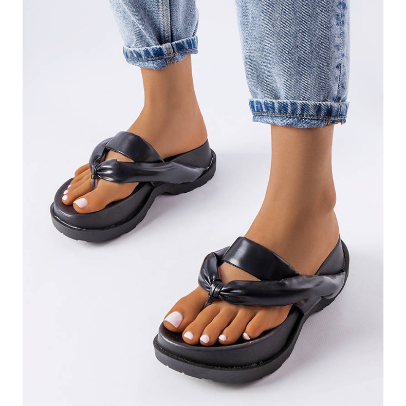 BM Crne sandale s platformom Lachapelle crna 1