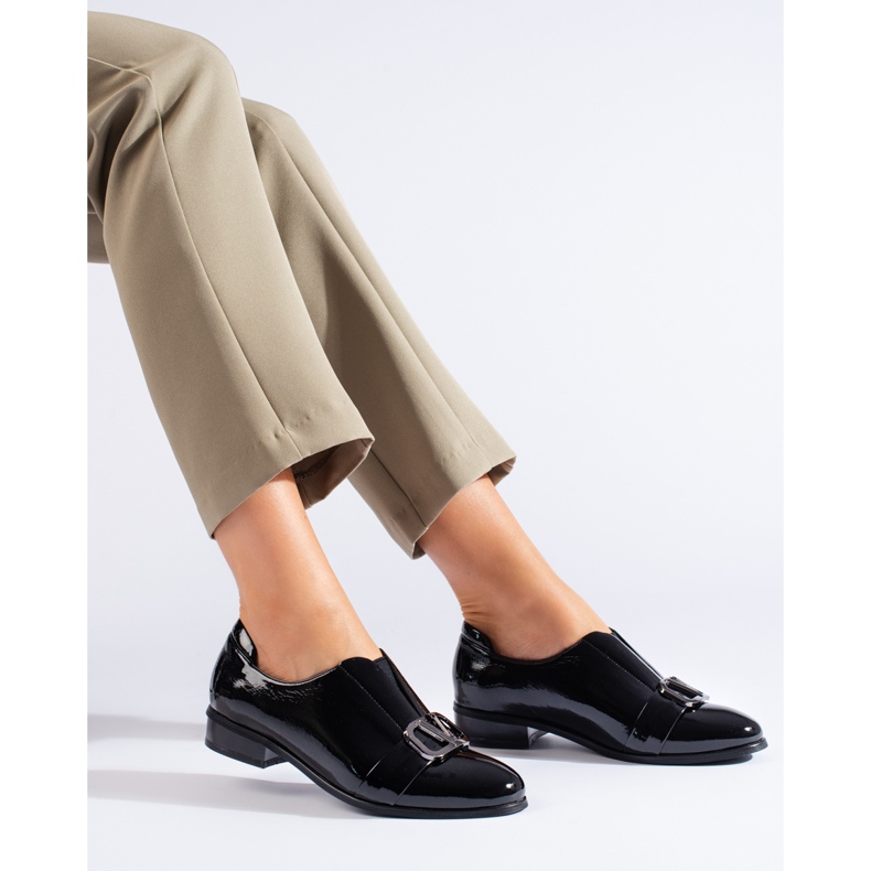 Elegantne crne cipele W. Potocki crno 1