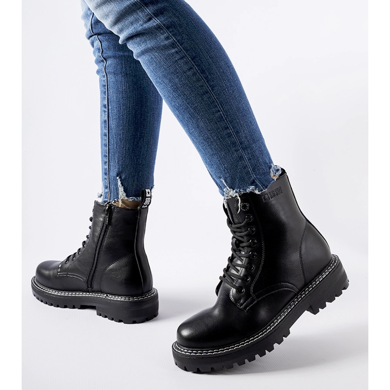 Crne klasične čizme Big Star KK274538 crna 1