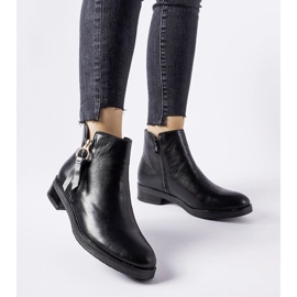 Crne izolirane klasične Corciano gležnjače crno 1