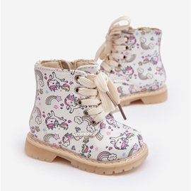 Izolirane dječje gležnjače s patentnim zatvaračem, bež Dolida 1