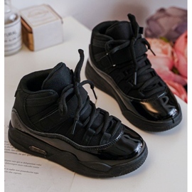 Dječje sportske cipele na vezanje crne Darina crno 2