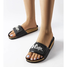 Lee Cooper LCW-22-35-1189L crni slajdovi crna 1