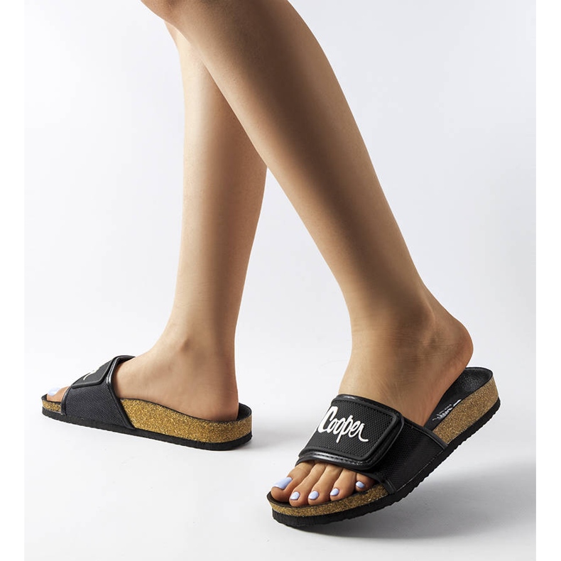 Lee Cooper LCW-22-35-1189L crni slajdovi crno 2