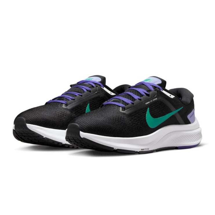Ženske sportske tenisice Nike Air Zoom Structure 24 DA8570-004 crne crno 3
