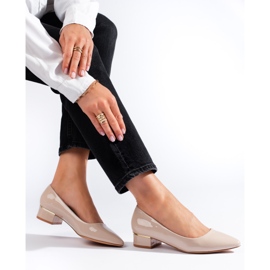 Goodin Klasične cipele s niskom petom bež 1