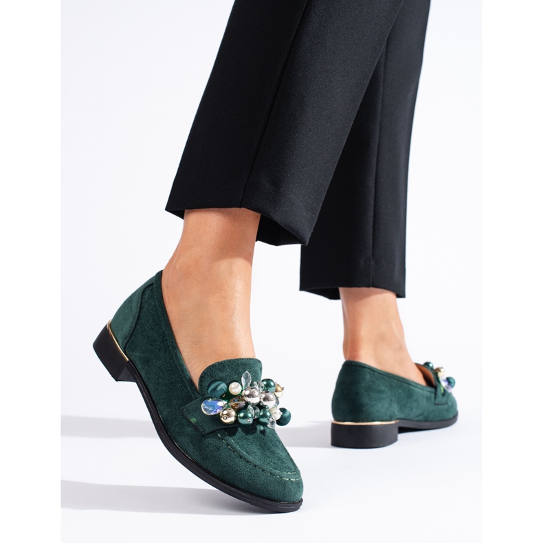 Zeleni ženski gospodari sa Shelovet kristalima zelena 1