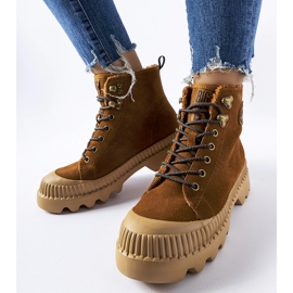 Smeđa kožna radna Big Star KK274520 2