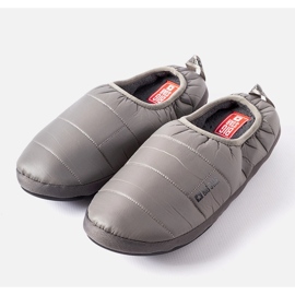 Big Star Sive izolirane muške papuče KK174362 siva 1