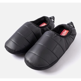 Big Star Crne izolirane muške papuče KK174363 906 crna 1