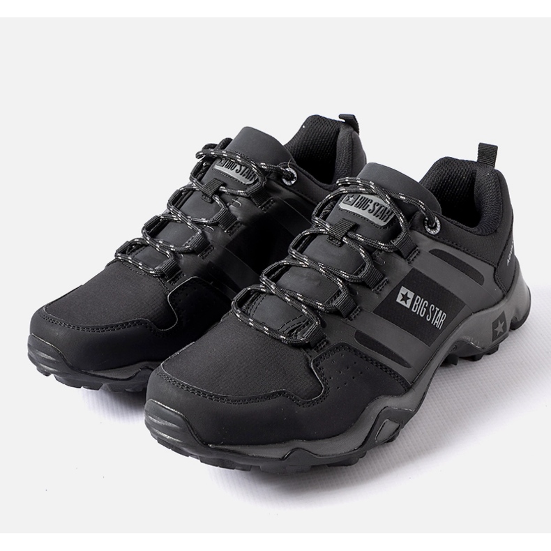 Crne i sive cipele za planinarenje Big Star GG174269 crna 1