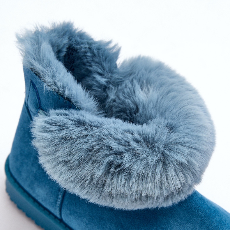 PS1 Izolirane ženske čizme za snijeg s ukrasom, plavi Siriol plava 2