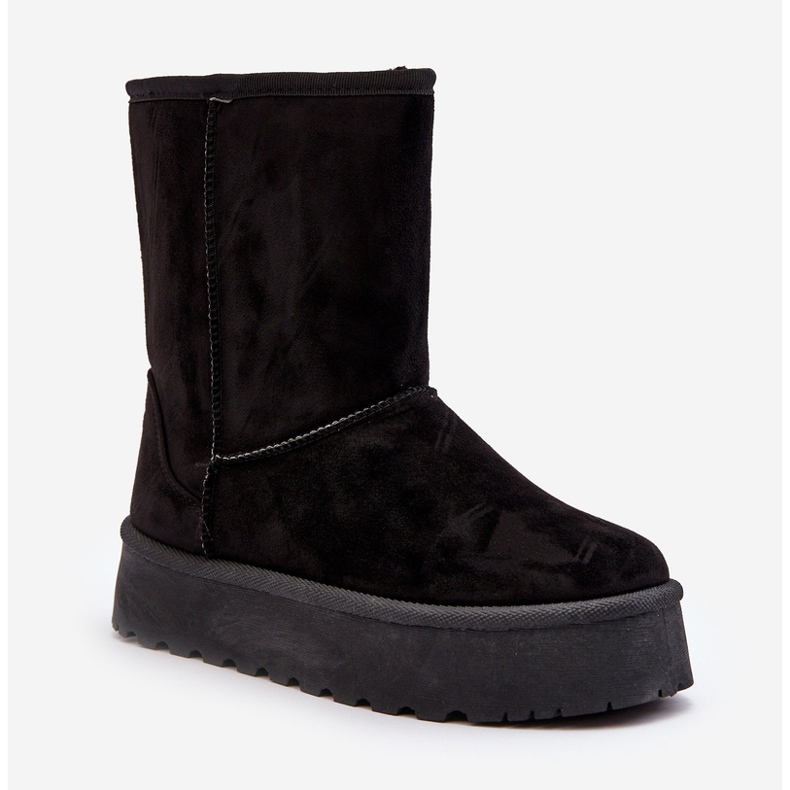 PS1 Crne Abrams ženske čizme za snijeg s krznenom izolacijom crna 1