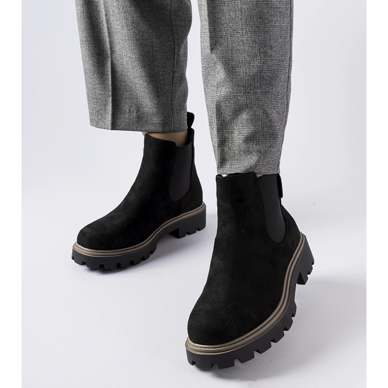 Crne izolirane čizme Big Star MM274372 crna 1