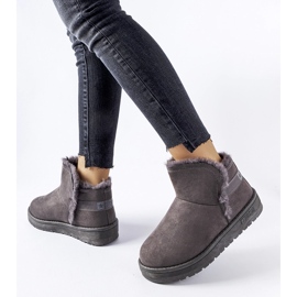 Sive čizme za snijeg Big Star KK274623 siva 1