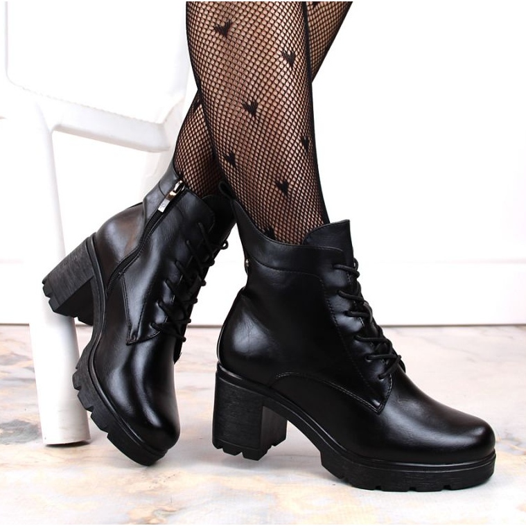 Izolirane gležnjače i platforma Potocki W WOL188 crne crno 1