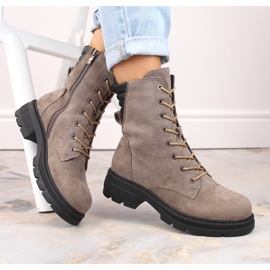 Izolirane ženske čizme Jezzi RMR2221-17 bež 1