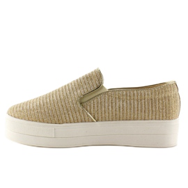 Slip-on rebrasti materijal T225P Gold smeđa žuta boja 2