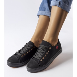 Crne tekstilne tenisice iz Descoteauxa crno 1