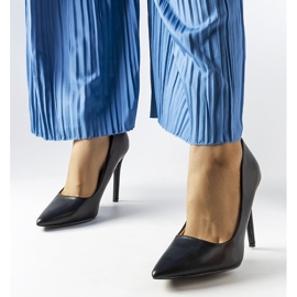 Crne klasične Delis visoke pete crna 1