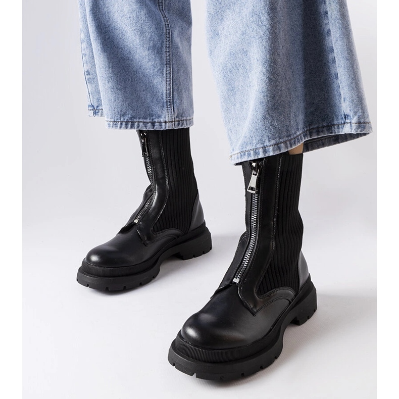 Crne čarape iz Napolitanija crna 1