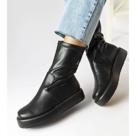 Valpantena crne čizme s platformom crno 1