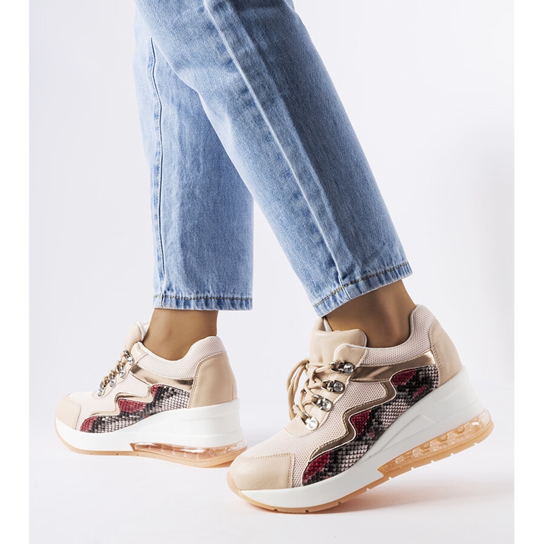 Inna Ružičaste wedge tenisice iz Dajdle ružičasta 1