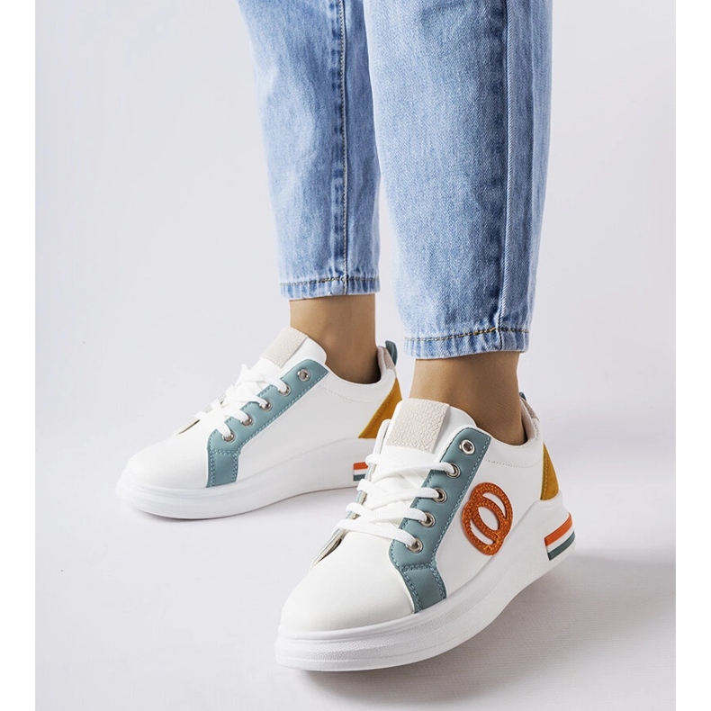 Inna Bijele tenisice sa šarenim umetcima iz Passaica bijela 1