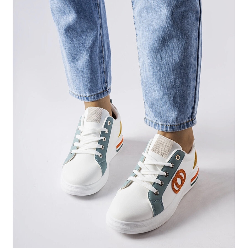 Inna Bijele tenisice sa šarenim umetcima iz Passaica bijela 2