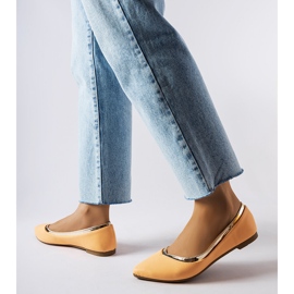 Narančaste balerinke sa šiljatim prstima iz Vittoria narančasta 1