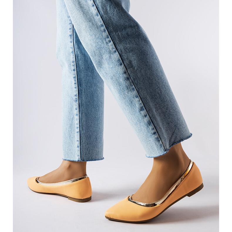 Narančaste balerinke sa šiljatim prstima iz Vittoria narančasta 1