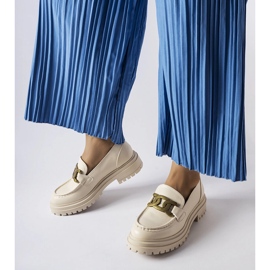 Inna Bež natikače ukrašene Schlanders kopčom 1