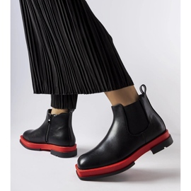 Inna Tarquinia crne niske ravne čizme crna 1