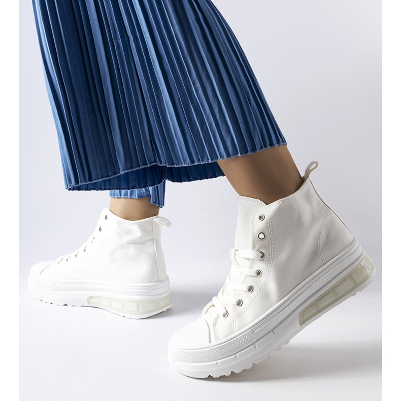 Inna Bijele visoke tenisice marke Quiet bijela 1