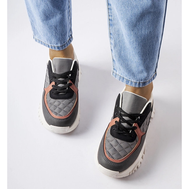 Inna Sive tenisice s umetcima u boji iz Esquibela siva 2