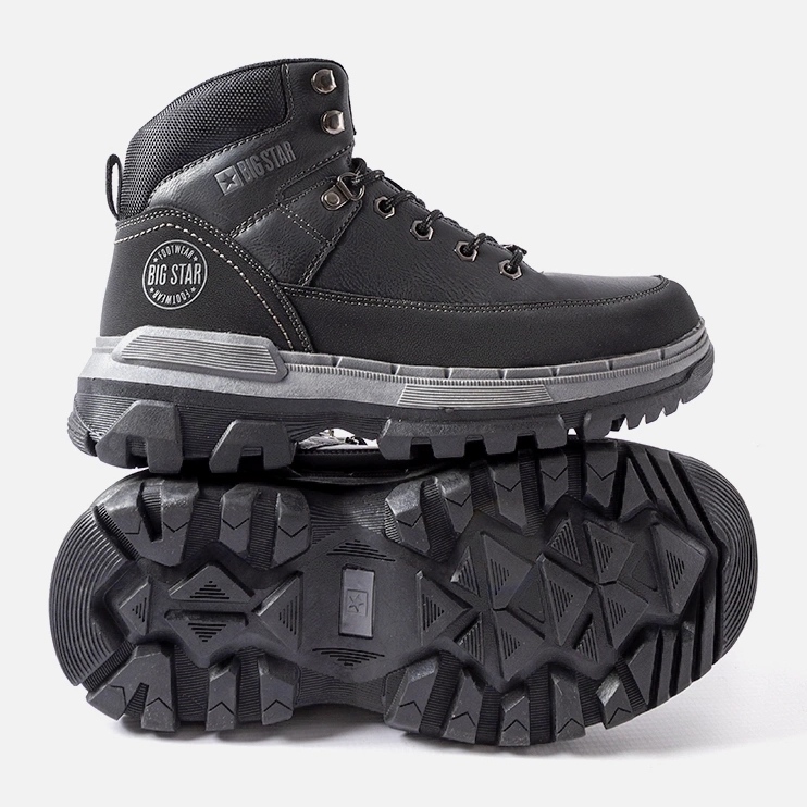 Crne muške čizme Big Star KK174120 Black crna 1