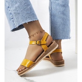 Žute ženske sandale Speier žuta boja 1