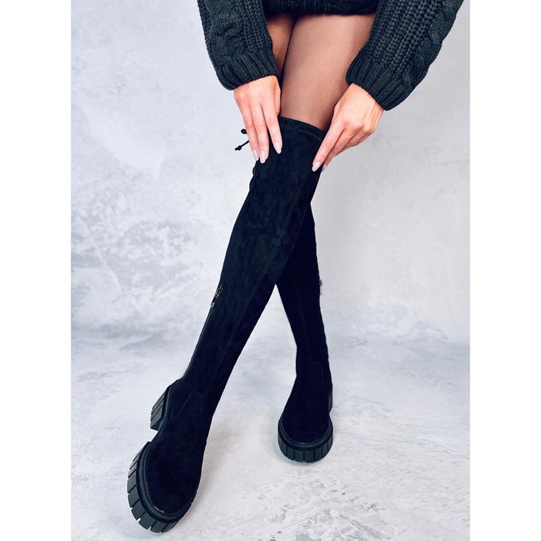 Ženske crne čizme Alyssa crna 2